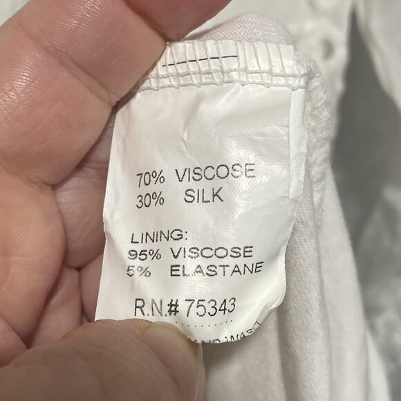 Bellambia Fairy Ethereal Silk Blend Tunic Size 1X White Angelcore Soft Girl - Picture 5 of 6